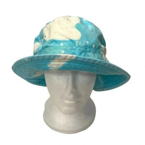 Chokolids blue &‎ white tie dyed bucket hat